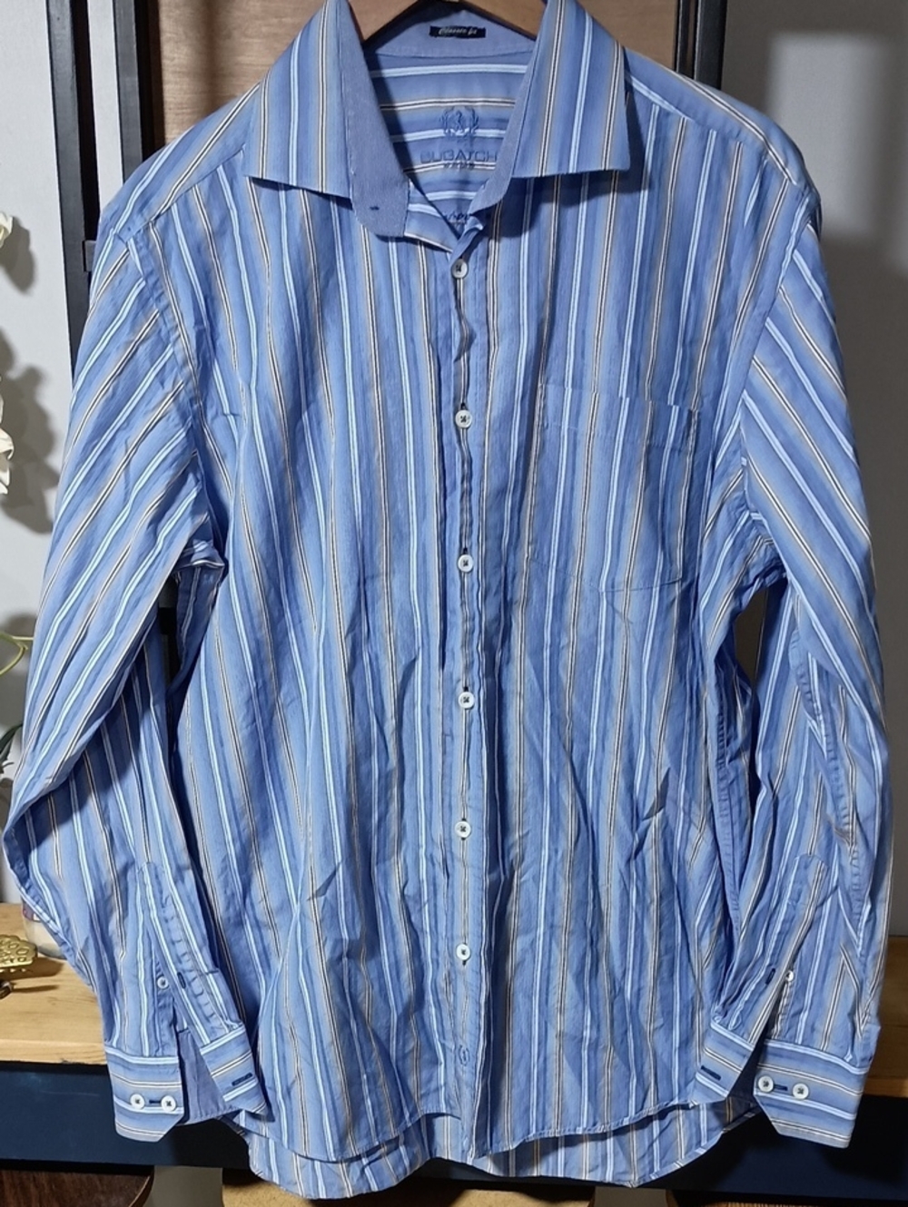 Bugatchi Men’s Dress Shirt Xl (Inv B3)